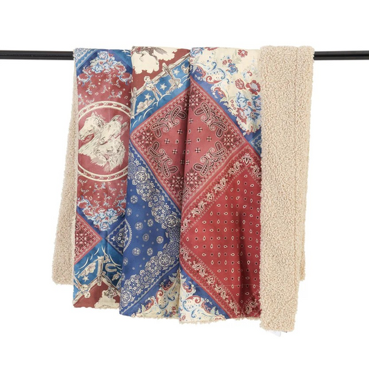 Patchwork Bandana Throw