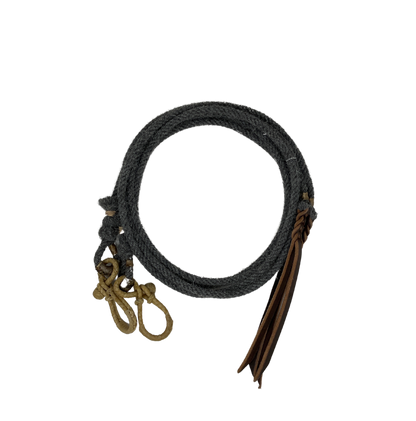 Alpaca Split Rein W/Rawhide Connectors