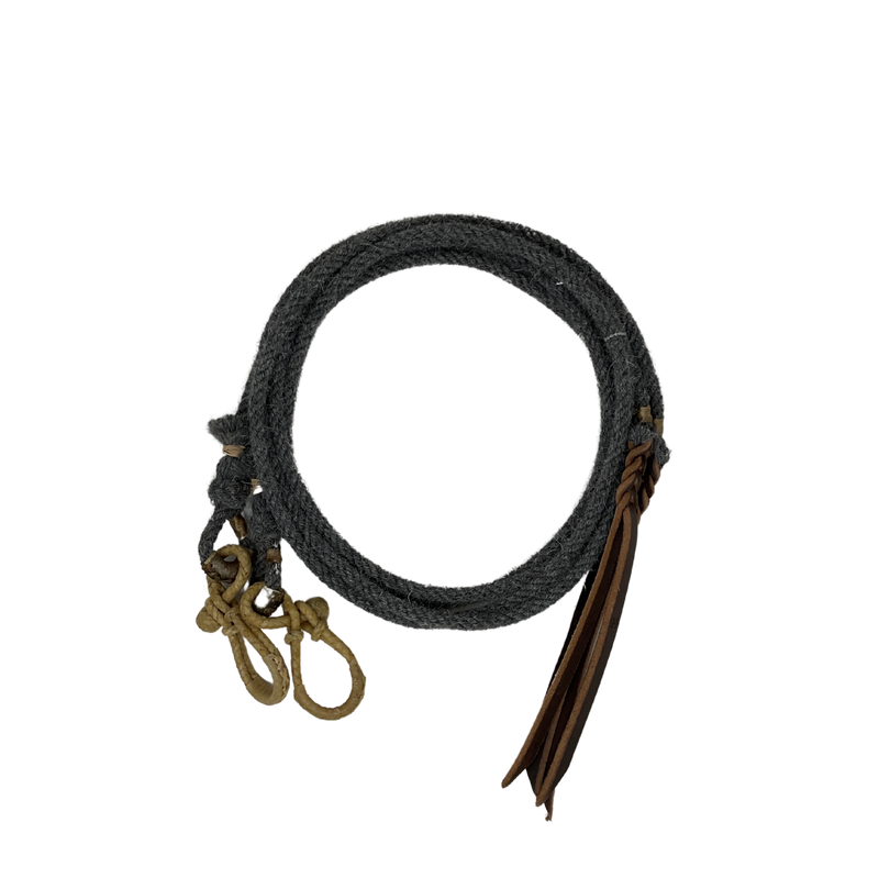 Alpaca Split Rein W/Rawhide Connectors