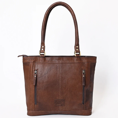 Purse-Cowhide Floral leather
