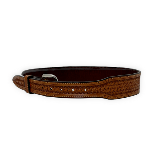 1" Basket Stamped Belt