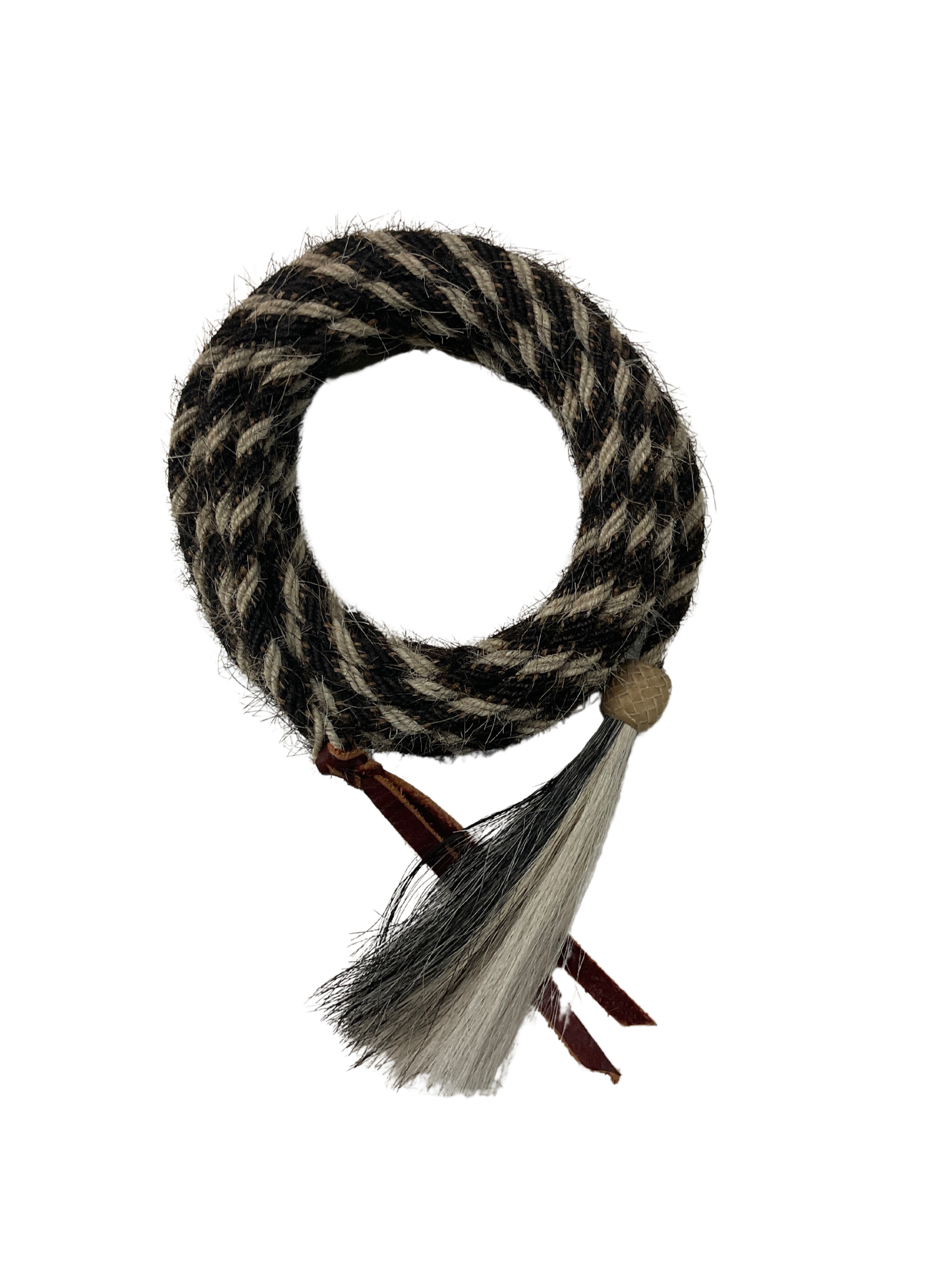 3/8" Mane Hair w/RH Button & HH Tassel