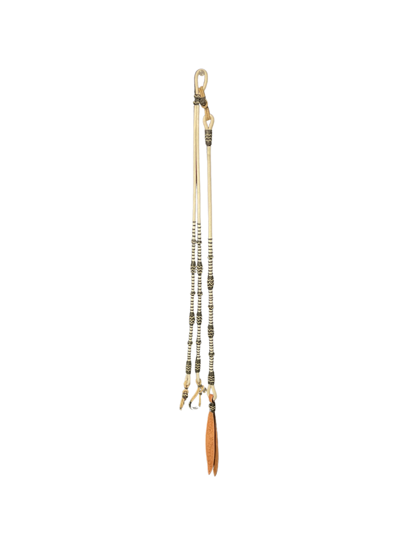 Braided Nylon California Reins & Romal