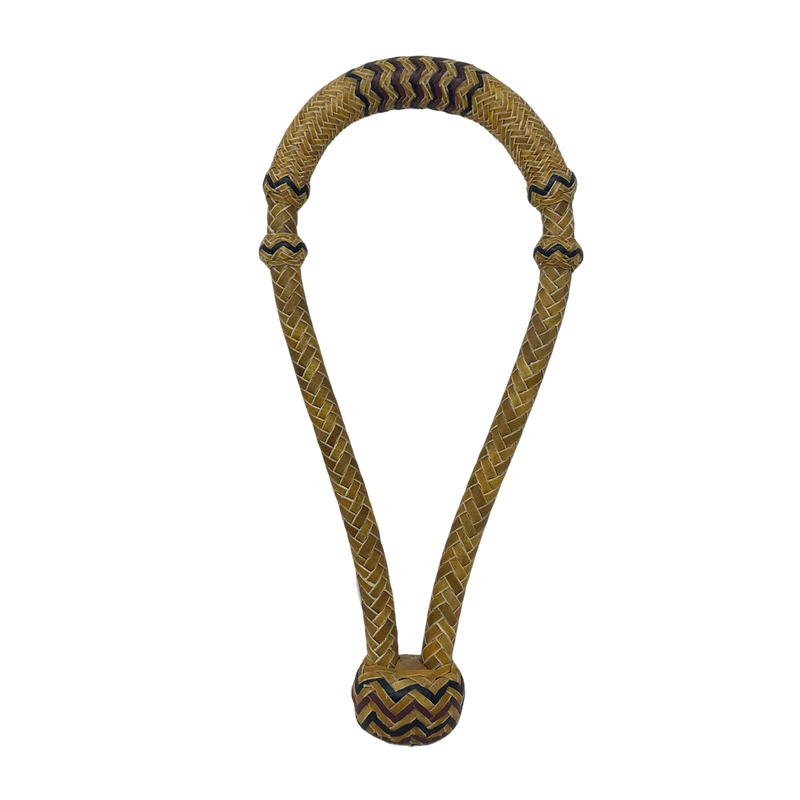 12 Plait 5/8" Rawhide w/Accents Bosal