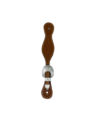 Ladies Spur Strap w/Silver Plate