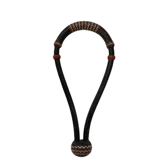 32 Plait 1/2" Rawhide w/Accents Bosal