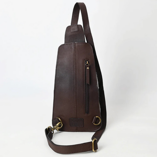 Cowhide Hair On Sling Purse