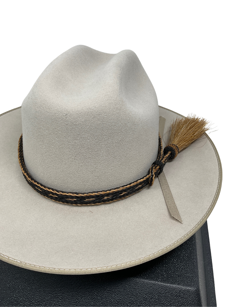 5 Strand Horsehair Hat Band w/Side Tassel