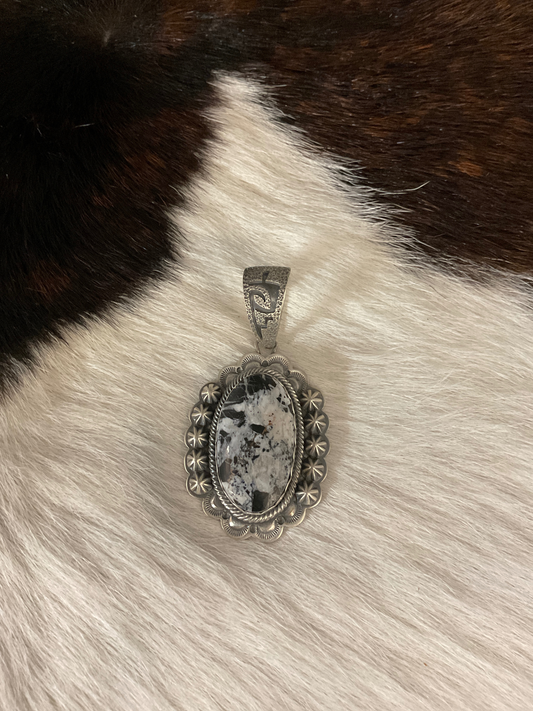 White Buffalo Pendant 2
