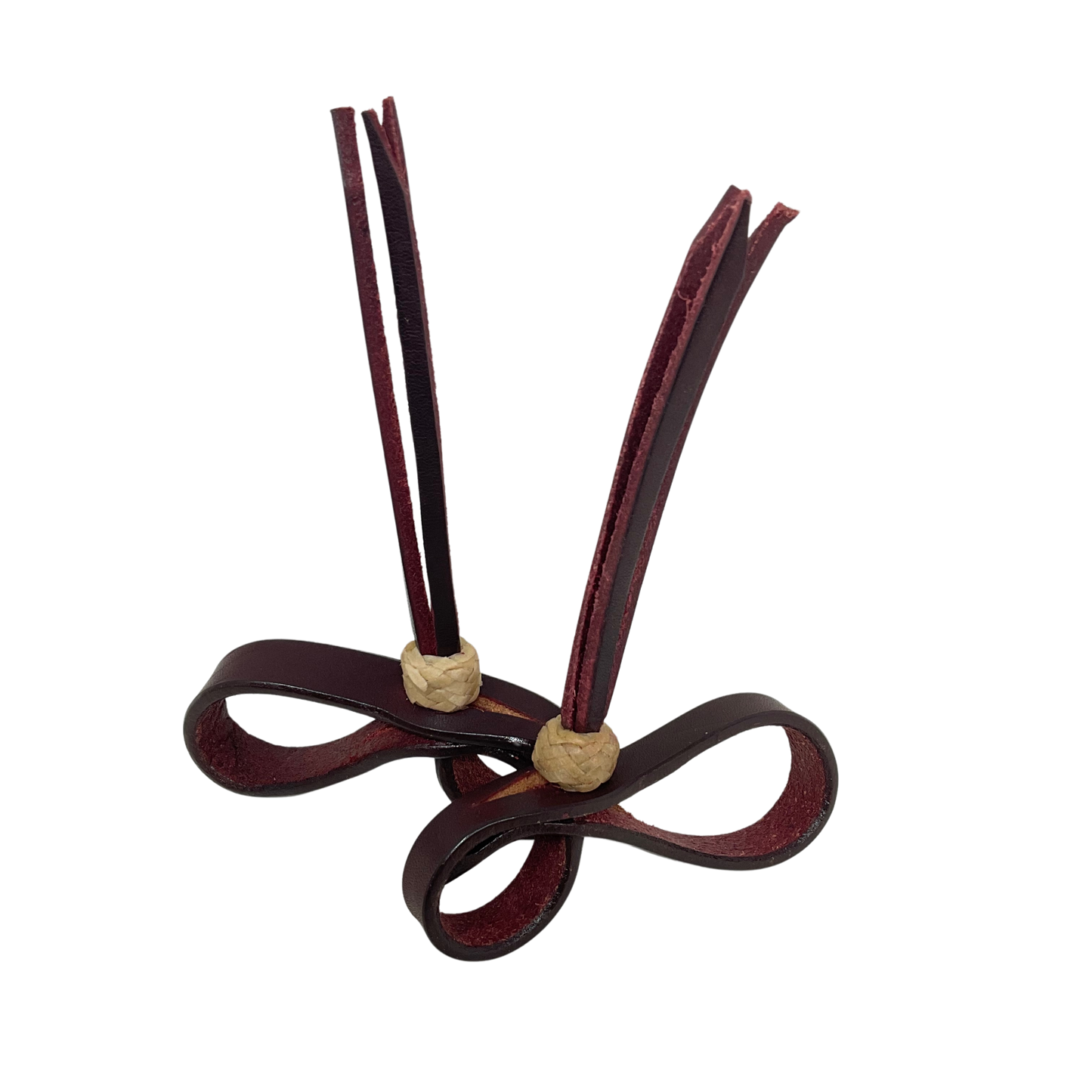 Rein Connectors-Latigo w/rawhide buttons