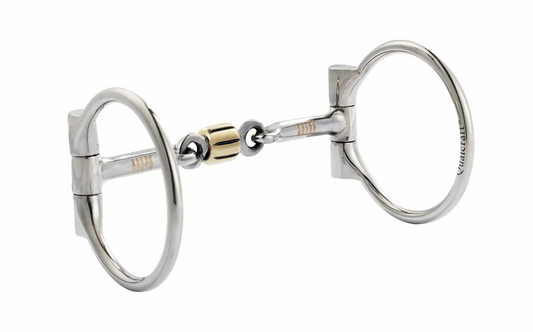 201QC - Smooth Dogbone D-Ring Bit w/Copper Inlays