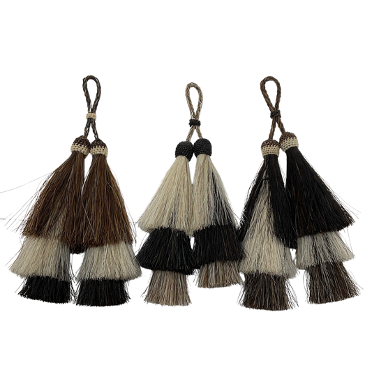 4" Long 3 Tier Double Tassle