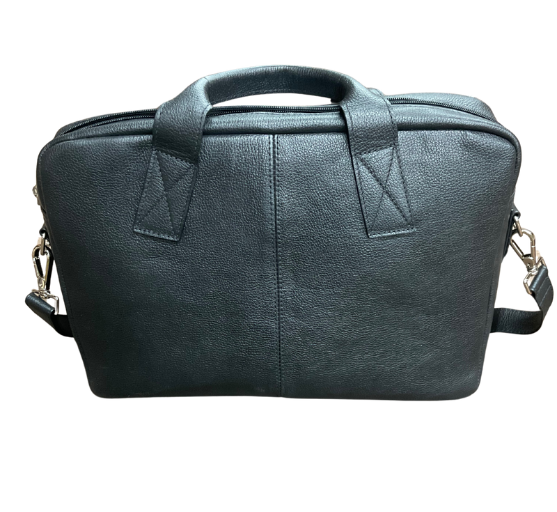 Black/White Brindle Laptop Bag