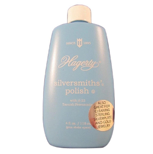 Hagerty 4oz. Silversmiths Silver Polish w/ R-22 Tarnish Preventative – USA Made