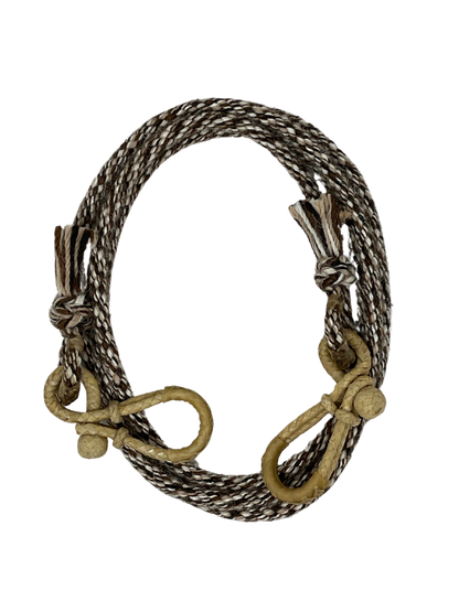 Alpaca Roping Rein W/Rawhide Connectors