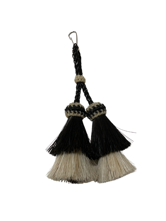 Mini Double Tassel Zipper Pull