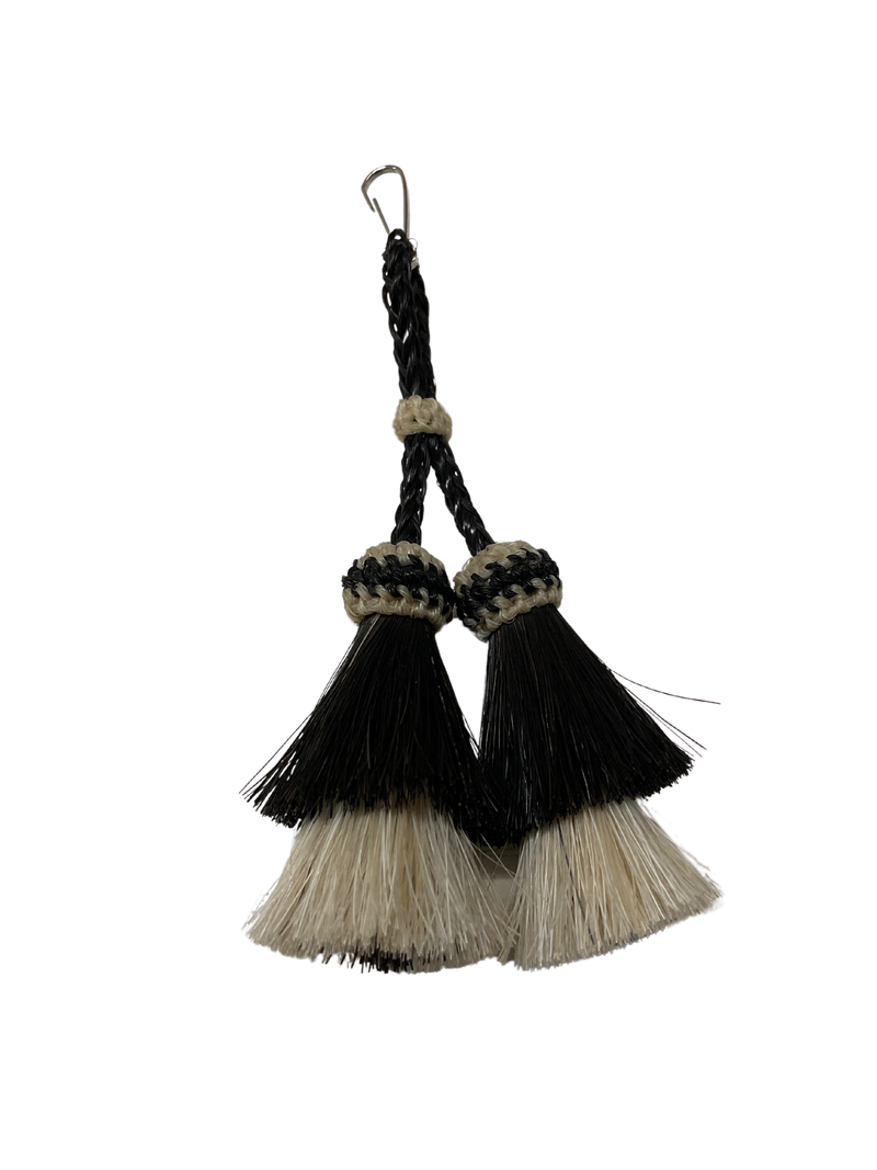 Mini Double Tassel Zipper Pull