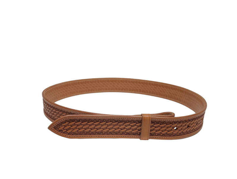 Basket Stamped Belt