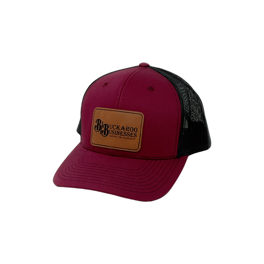 Leather Patch B/B Cap