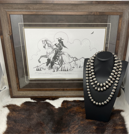 14mm Navajo Pearl Necklace