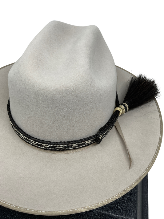 5 Strand Horsehair Hat Band w/Side Tassel