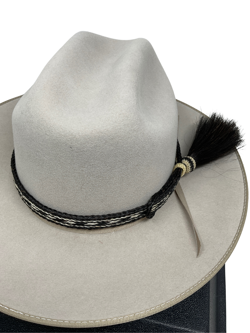 5 Strand Horsehair Hat Band w/Side Tassel