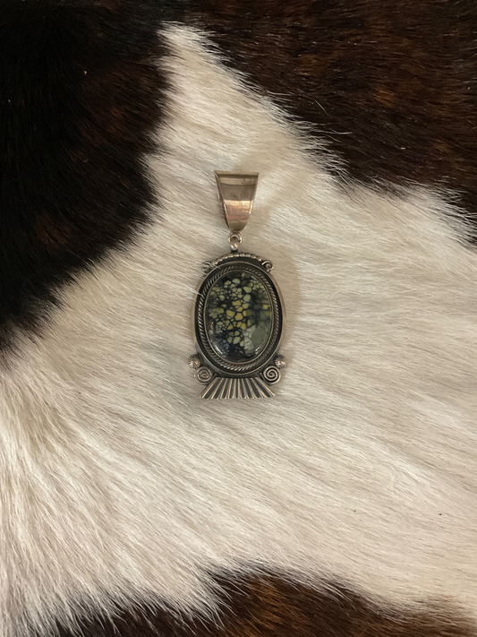 Blackjack Turquoise Pendant