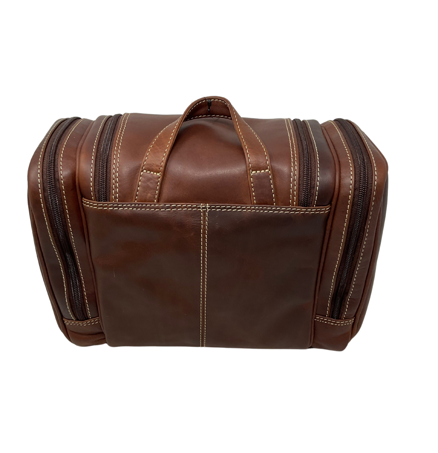 Rugged Earth Leather Toiletry Bag