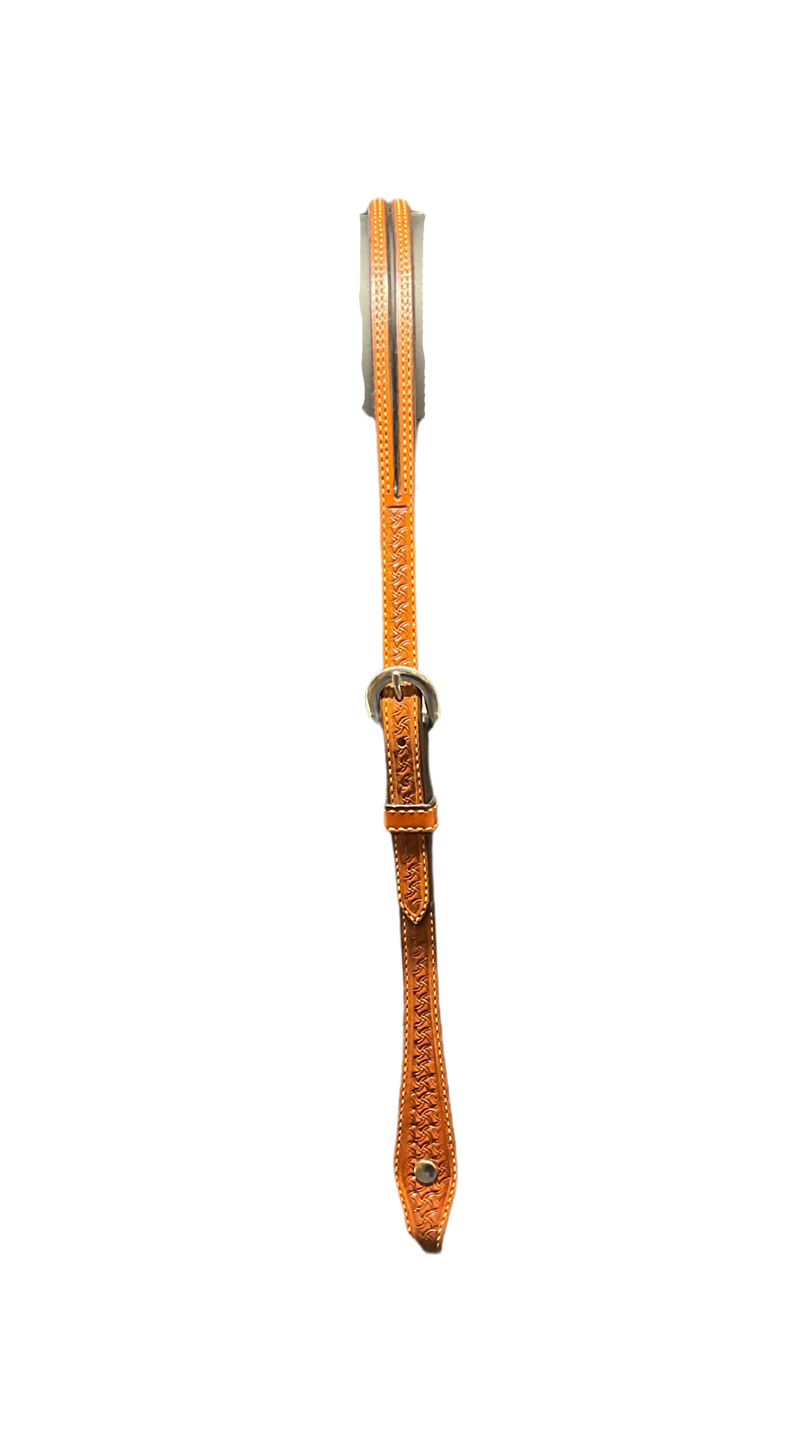 Split Ear Basket Stamped Headstall