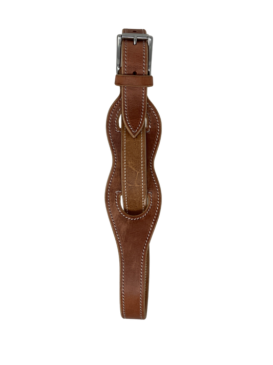 Stitched Harness Leather Lace Through Hobbles