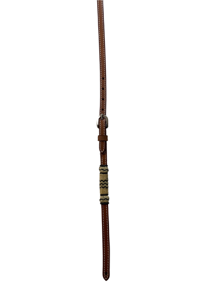 Leather Hanger w/Accented Rawhide