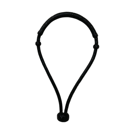 8 Plait 1/4" Black Rawhide Bosalita