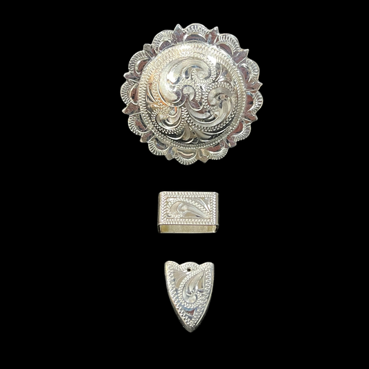 El Paso Concho Buckle Set