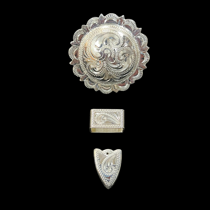 El Paso Concho Buckle Set