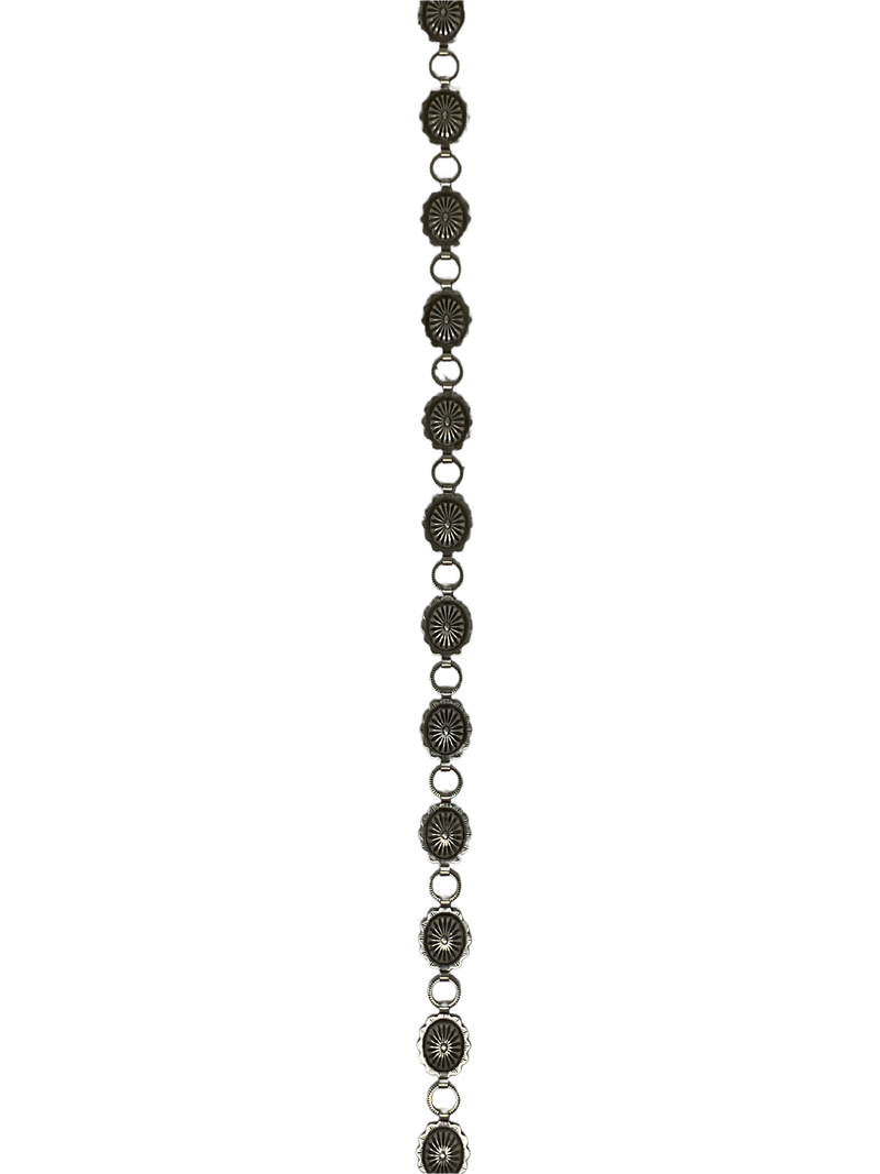 Nickel Concho Belt