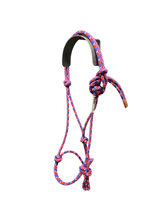5/16 Double Diamond Rope Halter- Yearling
