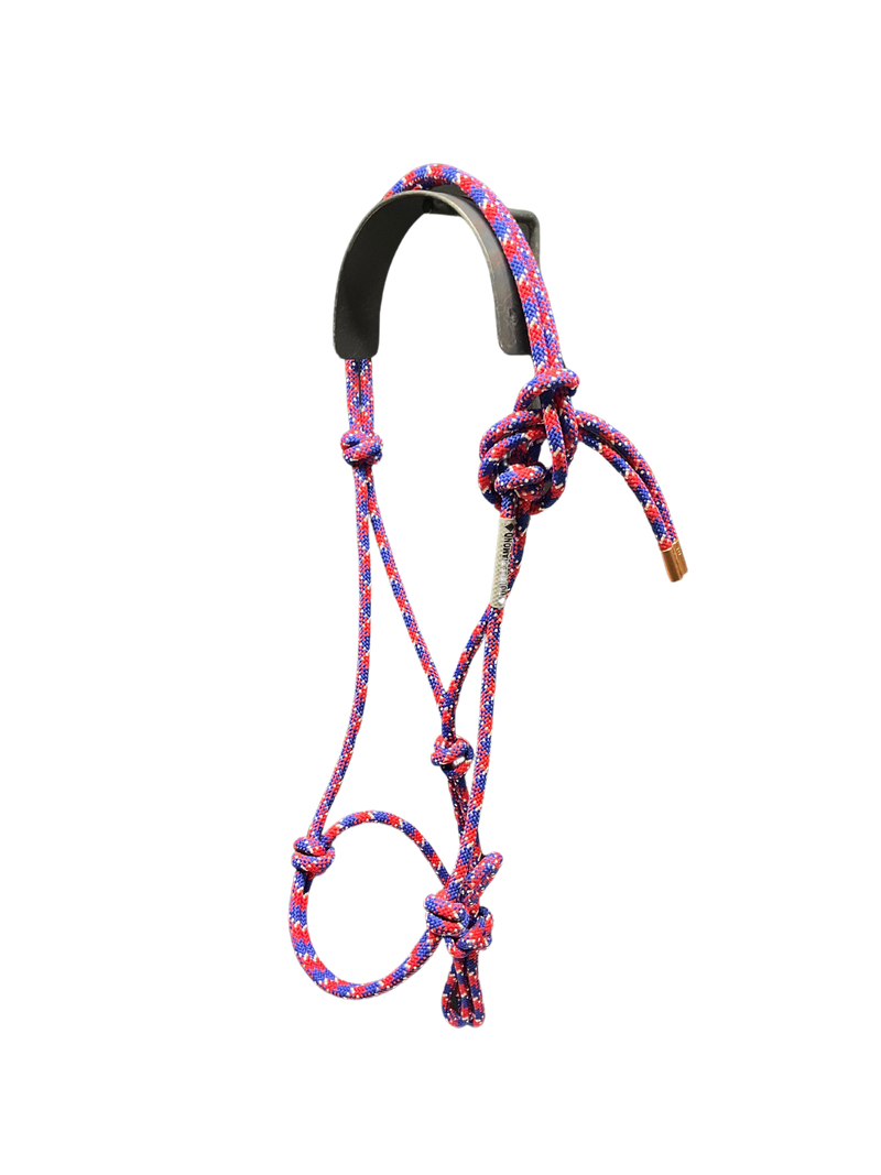 5/16 Double Diamond Rope Halter- Yearling