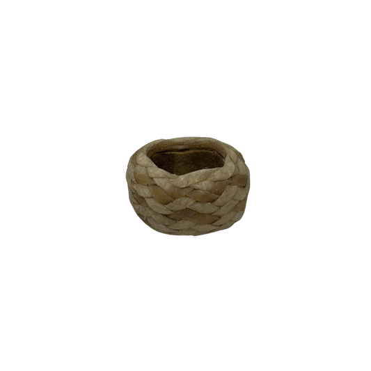 Rawhide Button Scarf Slide