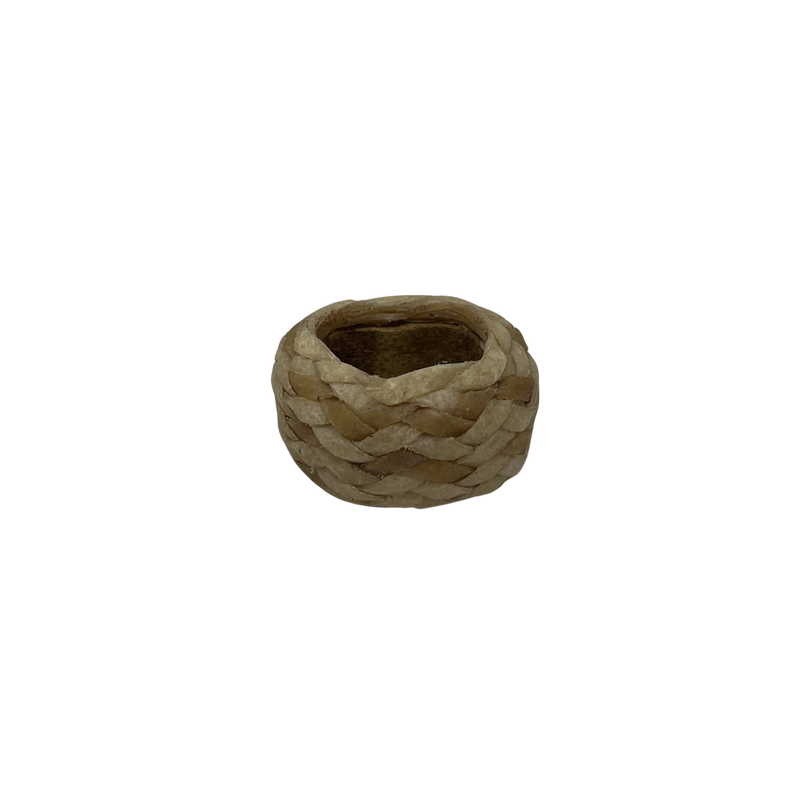 Rawhide Button Scarf Slide