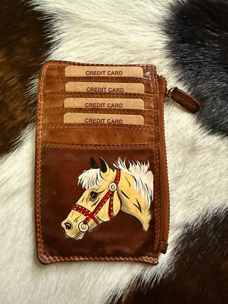 Hand Painted Card Wallets