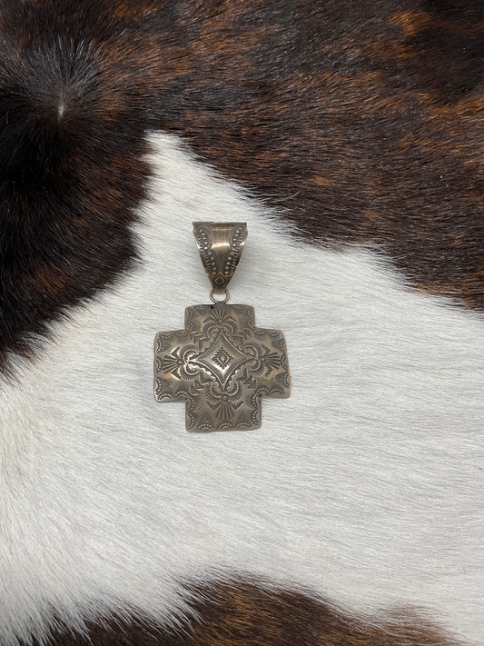 Sterling Silver Cross Pendant 2