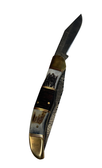 2 Blade Farmer Damascus