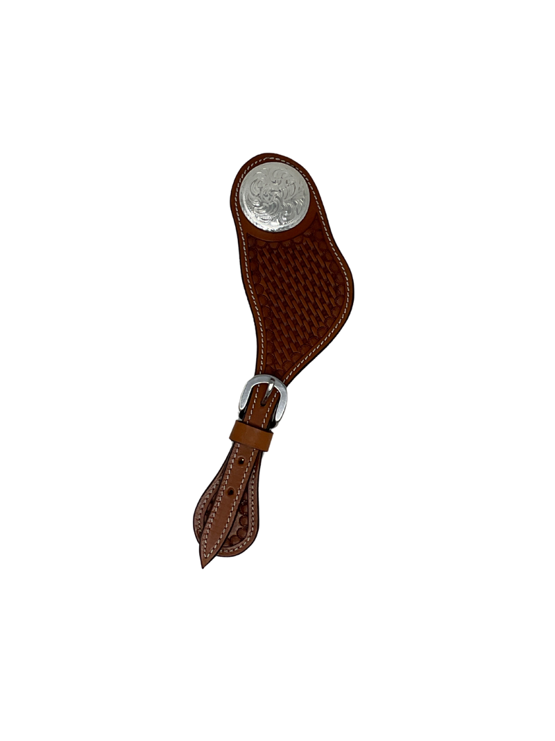 Men's Spur Strap w/Silver Plate