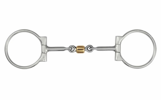 201QC - Smooth Dogbone D-Ring Bit w/Copper Inlays