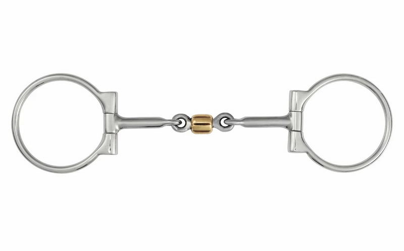 201QC - Smooth Dogbone D-Ring Bit w/Copper Inlays