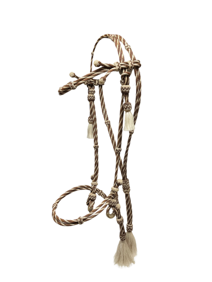 Hitched Horsehair Headstall Round w/Nose Band