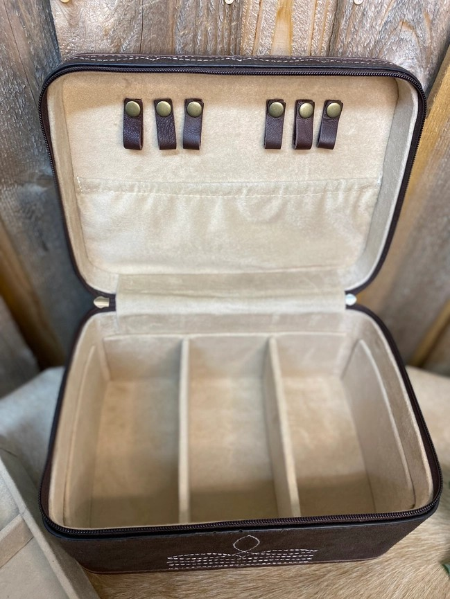 Large Boot Stitch Jewelry Case 1