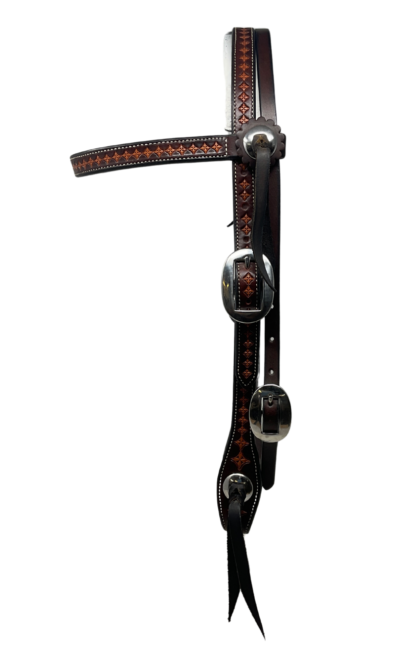 Dyed & Stamped Browband