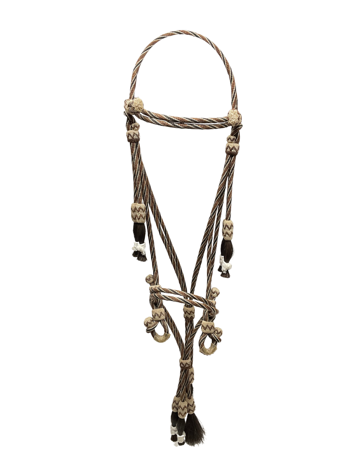 Hitched Horsehair Headstall w/Nose band 2