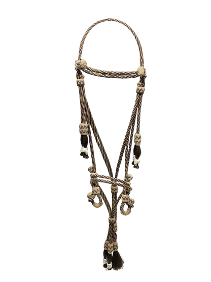 Hitched Horsehair Headstall w/Nose band 2